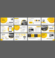 presentation and slide layout background design vector image