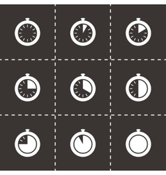 Timer application ui design concept Royalty Free Vector