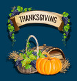happy thanksgiving day vector image