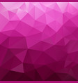 polygonal square background hot pink magenta vector image