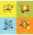 spring icon flat vector image vector image