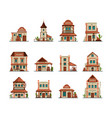 western constructions old wild west town store vector image vector image