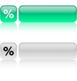 percent square button vector image