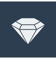 diamond icon vector image vector image