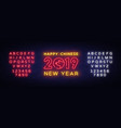 happy chinese new year 2019 design template vector image vector image