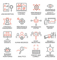 strategy management system icons - 2 vector image