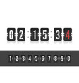 modern ui design old countdown timer vector image