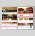 blog graphic business templates page website vector image