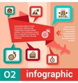 infographic concept travel vector image