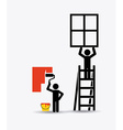 under construction vector image