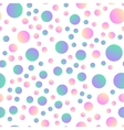 seamless background with simple circles vector image