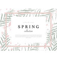 social media banner template for advertising vector image vector image