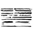 grunge brush strokes vector image