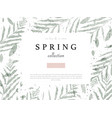 social media banner template for advertising vector image vector image