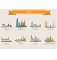spain city vector image vector image