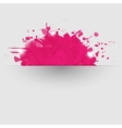 abstract background with pink paint splashes vector image vector image