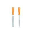 flat a file vector image