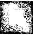 floral grunge vector image