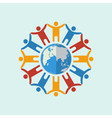 world of people2 vector image