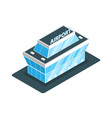 airport isometric vector image vector image