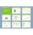 big set of templates for presentation vector image
