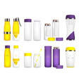 water cooler bottles set vector image