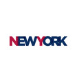 new york usa typography slogan design america vector image