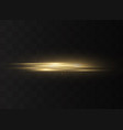 yellow horizontal rays vector image