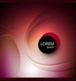 red template abstract background with curves lines vector image vector image