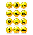 transportation icons vector image