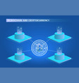 blockchain vector image