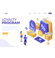 customer loyalty programs banner vector image