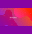liquid color abstract geometric shapes vector image vector image