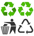 recycle symbol vector image