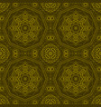 seamless mandala floral ornament doodle vector image