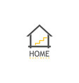 home business trade logo vector image vector image