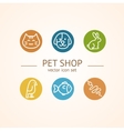 pet shop concept vector image