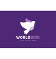 dove logo icon vector image