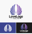 love logo and symbols template icons vector image
