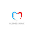 dental tooth abstract company logo vector image