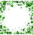 st patricks day square background vector image vector image