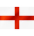 english national flag with beautiful wavy texture vector image