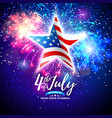 fourth of july independence day sale banner design vector image
