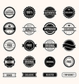 stamps set vector image