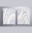 wedding invitation with marble pattern vector image vector image