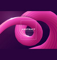 abstract fluid shape background dynamic soft pink vector image vector image