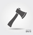 axe flat icon simple vector image vector image