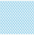 ocean sea waves seamless pattern or textile print vector image
