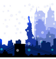 york silhouettes vector image vector image