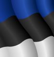 flag of estonia vector image vector image
